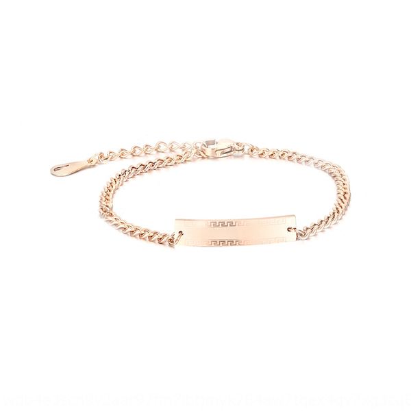 

yinuo лето титана стал 18k розами braceletbracelet позолоченной стали титана braceletfemale руки ювелирных изделия great wall wen мода брасл, Golden;silver