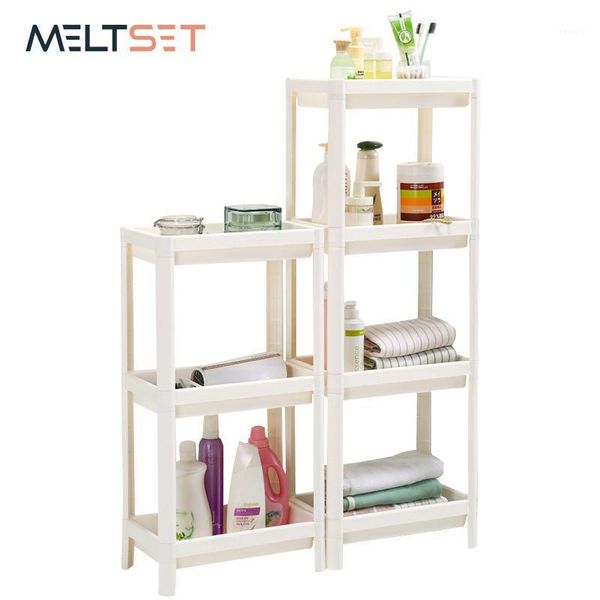

2/3/4 layers gap kitchen storage rack plastic corner finishing holder household bathroom shelf floor space saving organizer rack1