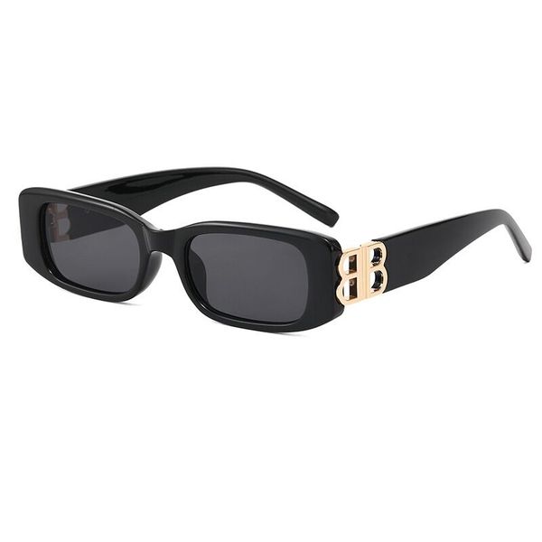 

bb8189 sunglasses popular square shape retro women fashion sunglasses lenses classic metal b popular style goggle uv 400 szrhsz, White;black