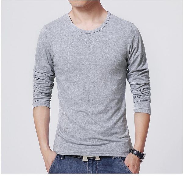 

2020 mrmt men's t shirt 3 basic colors long sleeve slim t-shirt young men pure color tee shirt 3xl siz bbyqcr, White;black