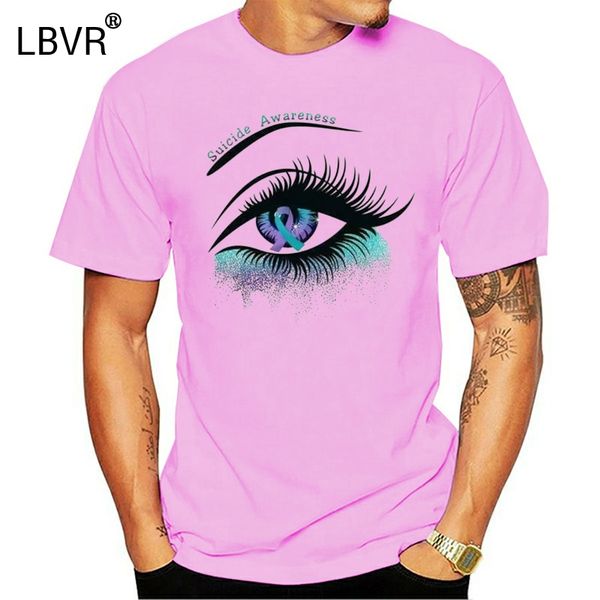 

suicide awareness ribbon in eyes ladies t-shirt white s-3xl hip-hop tee shirt sport hooded sweatshirt hoodie