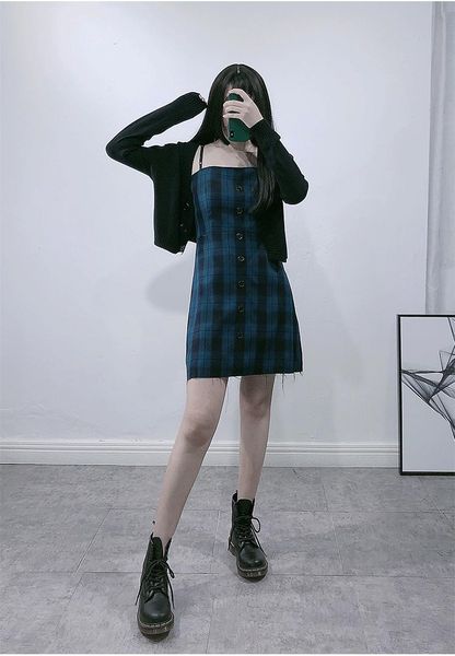 

women's jackets ruibbit spring autumn women gothic knitting harajuku punk loose vintage cardigan single breasted v-collar long sleeve t, Black;brown