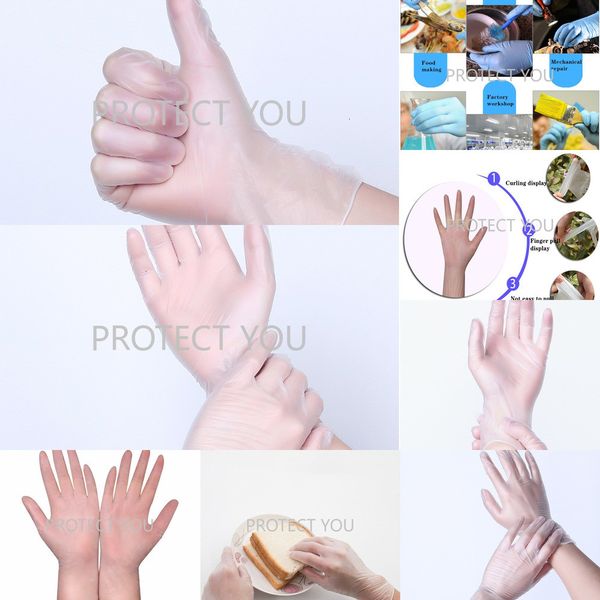 

glovesoutletwzzt well100pcs disposable latex dishwashing/kitchen/work/rubber/garden universal nitrile