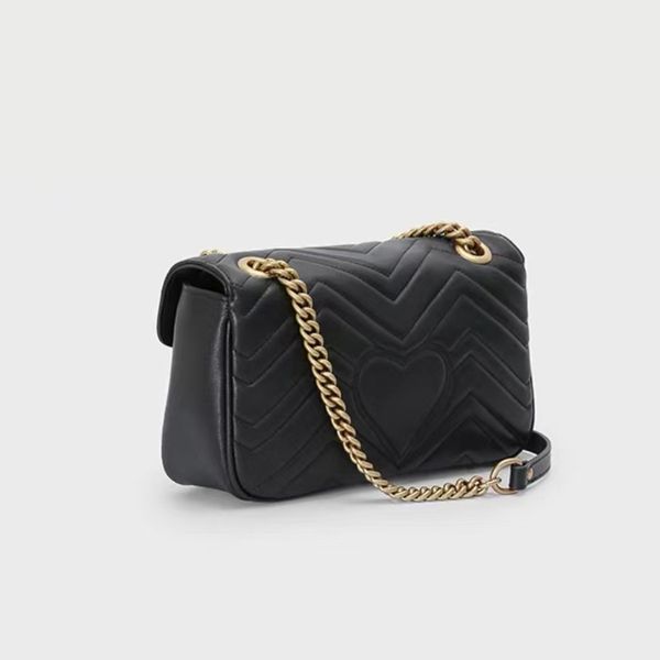 

handbag leather shoulder holder presbyopic purse fashion wholesale chain wave cowhide cowhide bag messenger bag evening card chain purs lqgc, Red;black