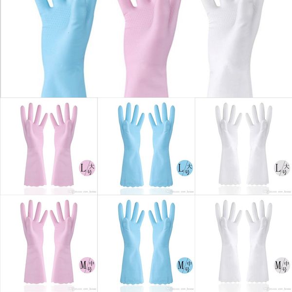 

factorycrrqdurable dishwashing clean household gloves glove waterproof thin cleaning rubber tools kitchen accessoriesnm1