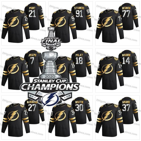 

customize lightning 2020 stanley cup champions jersey steven stamkos johnson point palat kucherov hedman mcdonagh vasilevskiy finals jerseys, Black;red