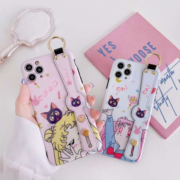 

sewqcartoon beautiful girl wristband is suitable for huawei 11 case vip ex 7 / 8plus anti falling 11promavtrvgt