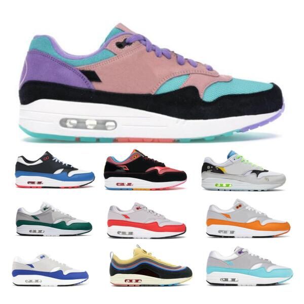 

airo airmaxs 1 87 running shoes for men women daisy anniversary white time capsule pack classic 1s 87s premium scarpe tennis trainers shoes
