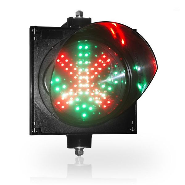 

parking lots 8" red cross green arrow led traffic light signal1