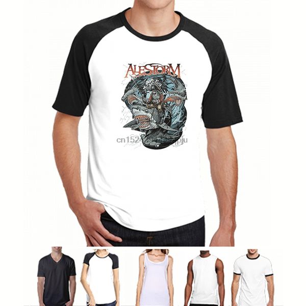 

для мужчин майка персонализированный сек alestorm акулы ahoy хлопок punk смешно тенниска новизна тенниска женщин (1) спорт с капюшоном толст