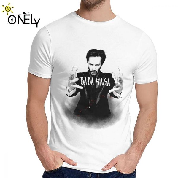 

спорт высокой киану ривз джон wick футболка чистого хлопок модное o-образный вырез streetwear футболка