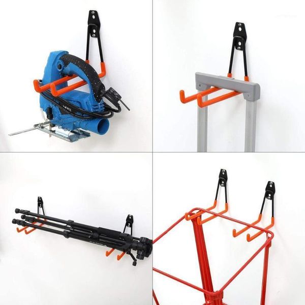 

garage storage utility double hook, easy to install large power ladders, heavy hanger tools, for organizing ch wall-mounted b9g11