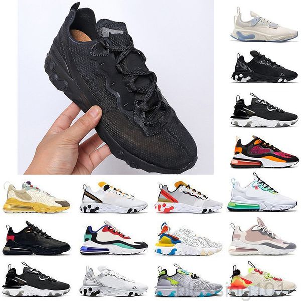 

new quality react vision element 55 87 undercover anthracite men women casual shoes black iridescent sneakers trainers sport shoes fg66