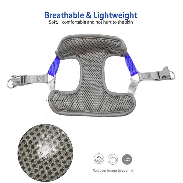 

reflective dog harness adjustable nylon mesh pet puppy harness vest pets walking leash lead for small medium dogs arn wmtlau