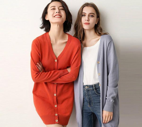 

female cardigan black korean cardigan women knitted button up long sleeve loose spring 2020 kardigan ewnt--0011, White