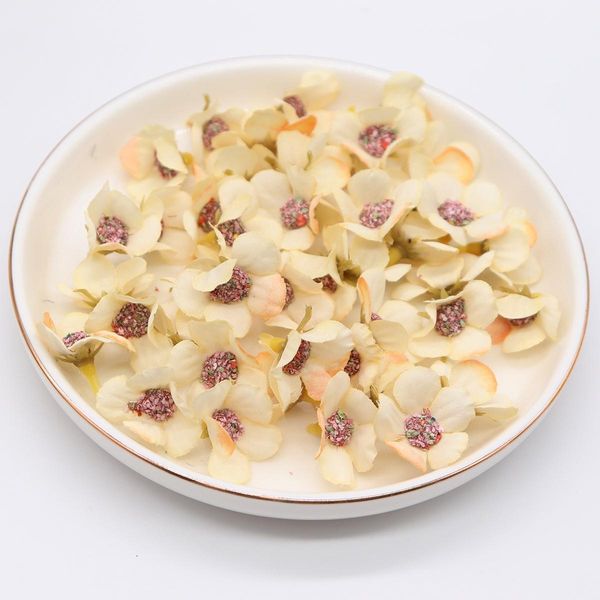 

50 шт. 2 см многоцветный ромашка цветок головки мини silk искусственный цветок для короны лома свадьба дома декор diy гирлянда головной убор