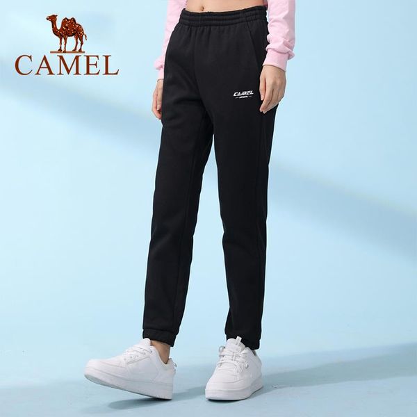 

camel sweatpants мужчин и женщин осень-зима 2020 новая пара вязать брюки бег фитнес плюс бархатные повседневные брюки, Black;blue