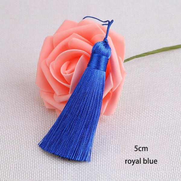 

2pcs lot 5cm short fat silk tassel fringe sewing bang tassel trim key tassels for diy pendant embellish curtain accessorie parts h jllcfh