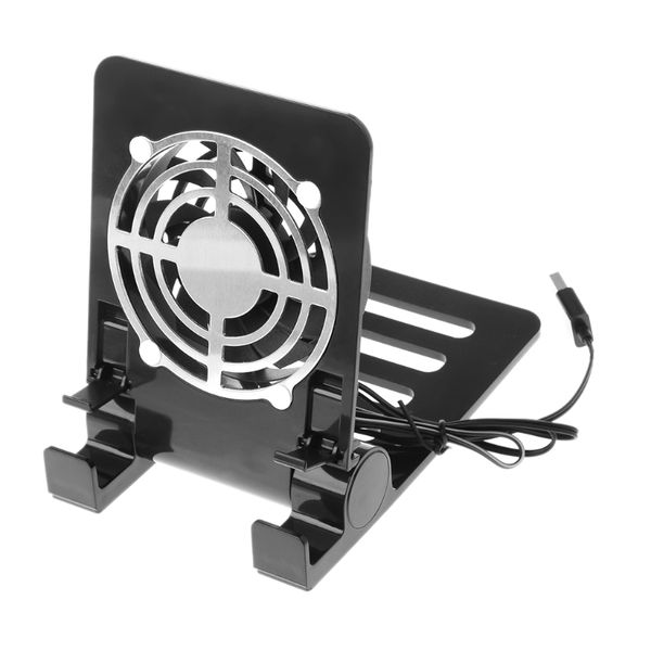 

2-in-1 usb cooling fan cooler holder bracket for nintendo switch console phone tablet whosale&dropship