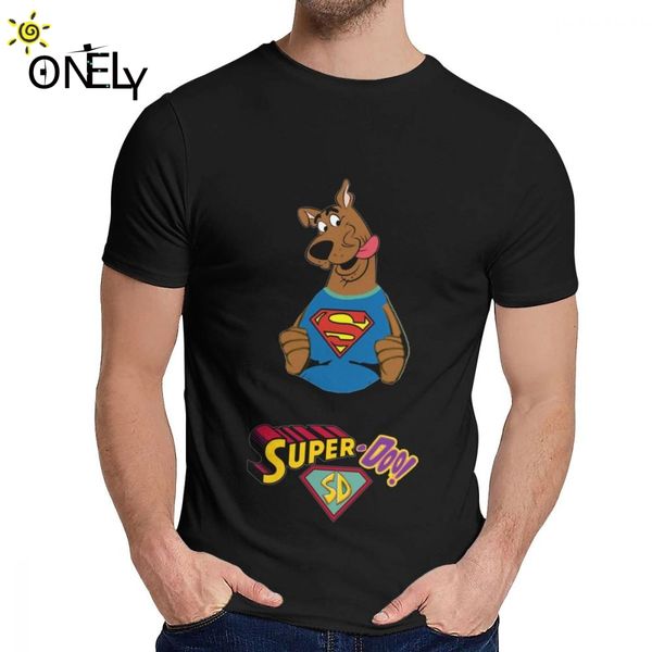 

man's o-neck super doo scooby doo t shirt vintage male pure la camiseta sport hooded sweatshirt hoodie