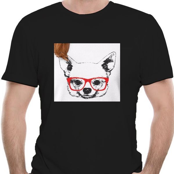 

tshirt homme 2019 new sleeve harajuku chihuahua with red glasses t shirt store 8847d sport hooded sweatshirt hoodie