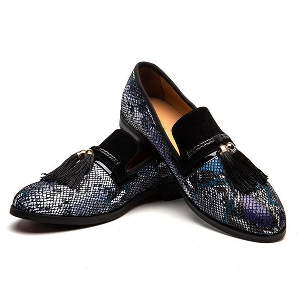 

cimim brand retro men business casual dress office oxford leather shoes designer fashion formal shoes tassel luxury men loafers, Black