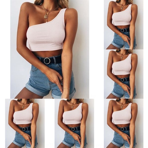 

mijn 2019 womencrop solid black red summer fashion tank bustier bra vest crop halter neck front camis new fashion