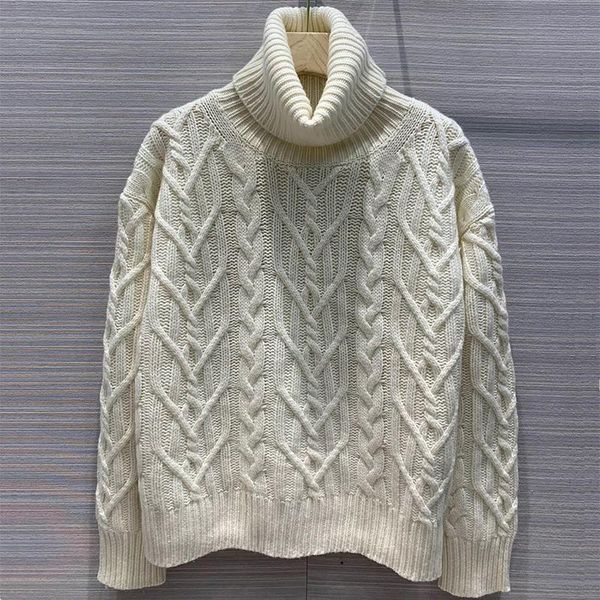 

women's sweaters designer loose sweater for women 100% cashmere turtleneck long sleeve pullovers solid soft lady 2021, White;black