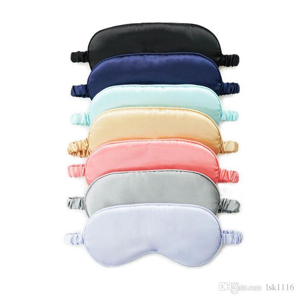 

silk shading sleeping eye mask soft comfort multicolor sleep mask cover blindfold shield patch eyeshade health sleeping shield