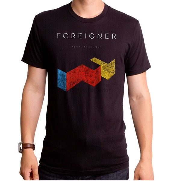 

fashion summer official foreigner agent provocateur album record s m l xl 2xl print summer tees hooded sweatshirt hoodie men t shirt
