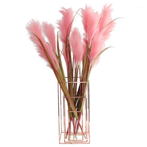 

3 heads/bouquet artificial reed flower simulated plant garment shop display props planting home living room fake flowers kgh00421