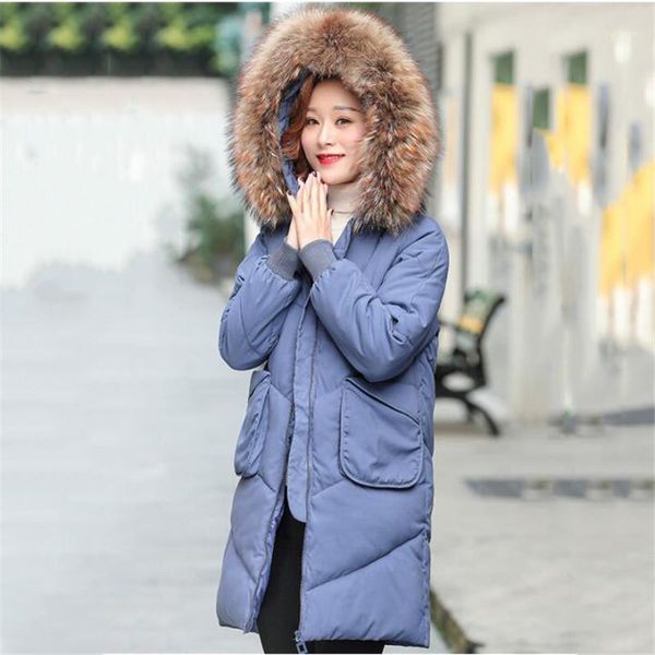 

2019 new large size cotton coat winter women jacket middle-aged solid color hooded coat padded warm fur collar overcoat jiu1081, Tan;black