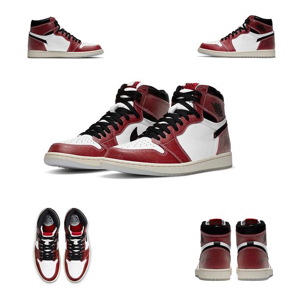 

trophy room x chicago 1 high retro og basketball shoes j balvin x multi-color rainbow tie dye 1s mens sports outdoor sneakers da2728-100