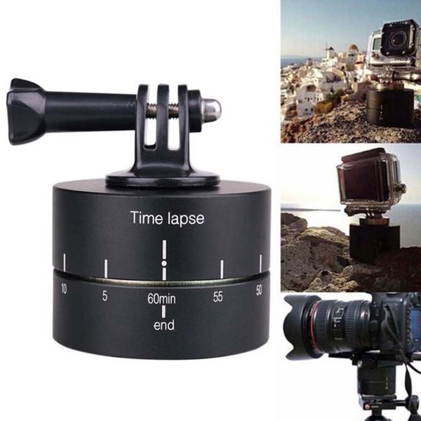 

new arrival time lapse 360 degree auto rotate camera tripod head base 360 rotating timelapse for slr for1