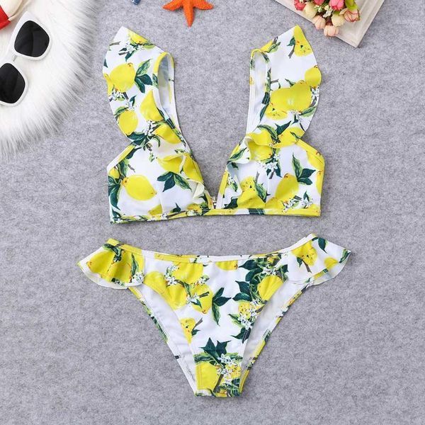 

print polyester bikini 2020 woman swimsuit women 2 pieces leaves print swimsuit maternity swimwear new push up1, White;black