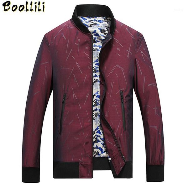 

8xl men classic baggy thin jacket spring autumn male casual slim fit blue red outerwear windbreak baseball varsity coat1, Black;brown