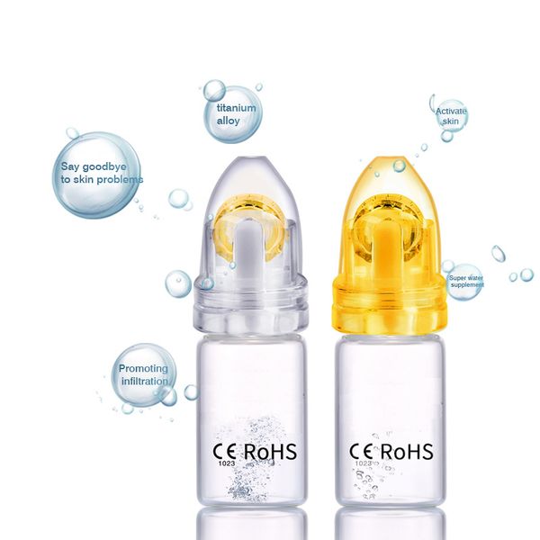 

hydra derma roller 64 pins gold tips micro needles with gel tube