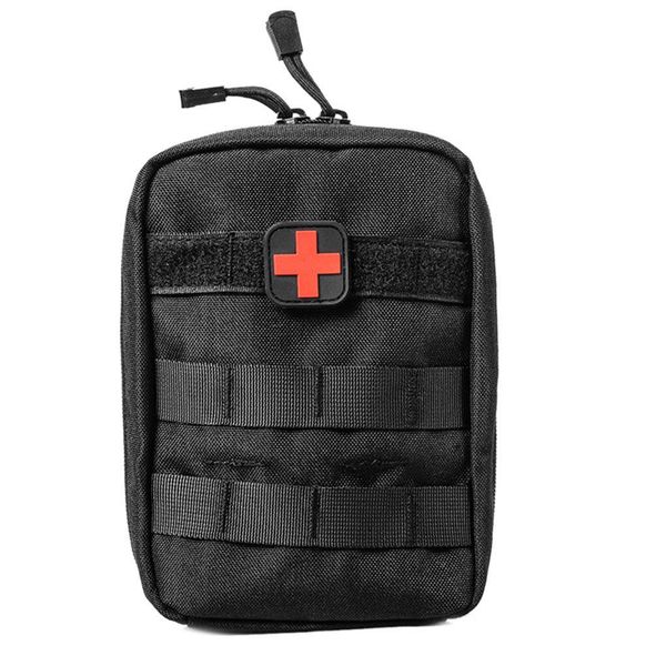 

tactical first aid kit fanny waist bag emergency travel survival rescue handbag waterproof camping hiking pouch case h wmtjuz
