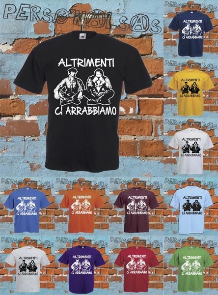 

sport new 2019 summer fashion bud spencer t-shirt italian style terence hill otherwise ci get angry film tee shirt