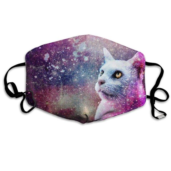 

dustproof washable reusable galaxy cat mouth cover mask protective warm windproof mask
