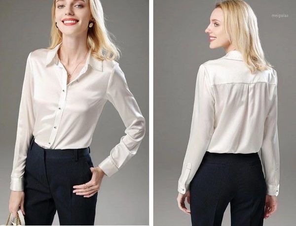 

ww09247 fashion women's blouses & shirts 2020 runway luxury european design party style women's clothing1, White