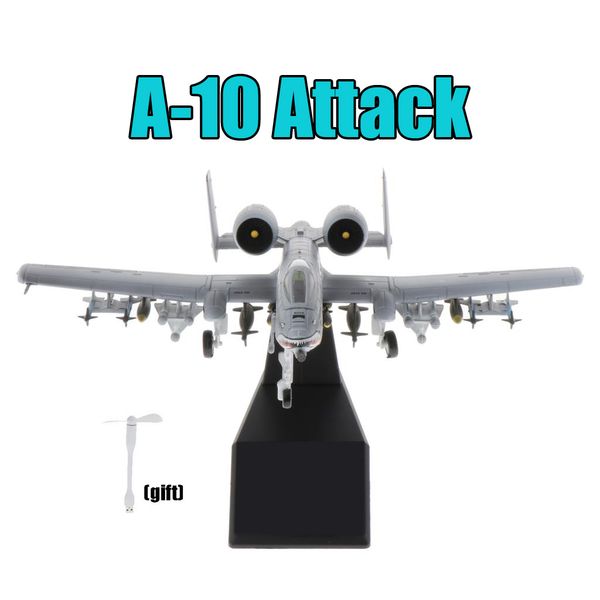 

1/100 a-10 attack plane american fighter diecast aircraft models