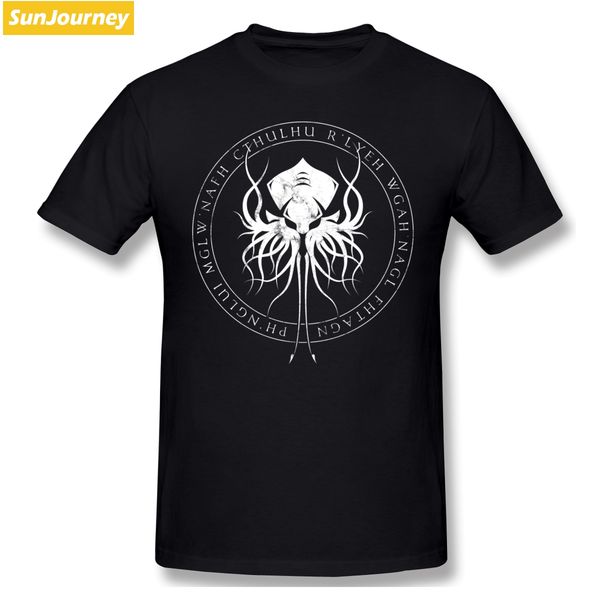 

cthulhu sigil print t shirt oversized cotton crewneck custom short sleeve t shirts sport hooded sweatshirt hoodie