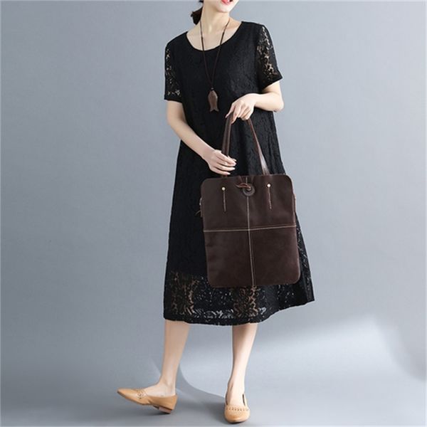 

2021 new size blackest summer solid lace for woman casual beach clothes dressed in verano y042 daah, Black;gray