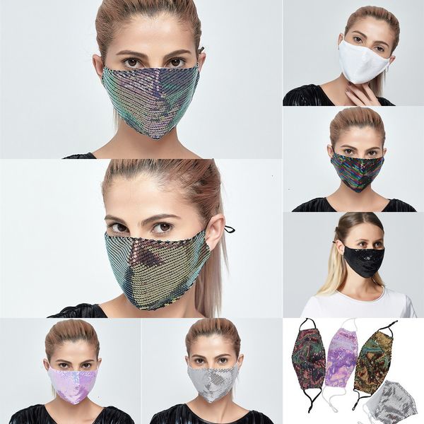 

designer filter sequins with fashion summer cotton sunscreen face masks pm2.5 tx2w2