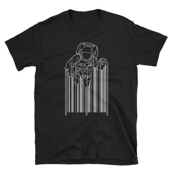 

2019 новых людей астронавт barcode street art мужская мода футболки tee рубашки спорта с капюшоном толстовка толстовка