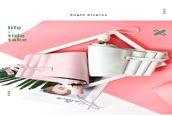 

8 ребра карманный мини зонтик ув paraguas вс зонтик дождя ветрозащитный свет складные портативные зонты для женщины мужчины дети yxlzqc mx_h