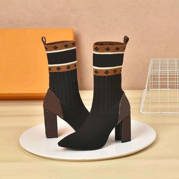 

classics exquisite leather women boots high heels and genuine outdoors fashion boots martin booties cowboy b04 l2, Black
