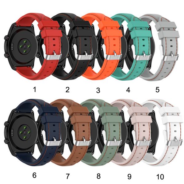 Cinturino sportivo in silicone per Ticwatch pro3 accessori per orologi di ricambio cinturino da polso regolabile casual per Ticwatch pro3 LTE
