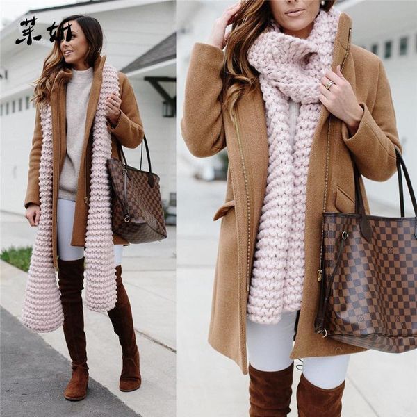 

autumn winter zipper windbreaker women casual streetwear long sleeve slim female pink camel-brown turn down collar outwears, Tan;black